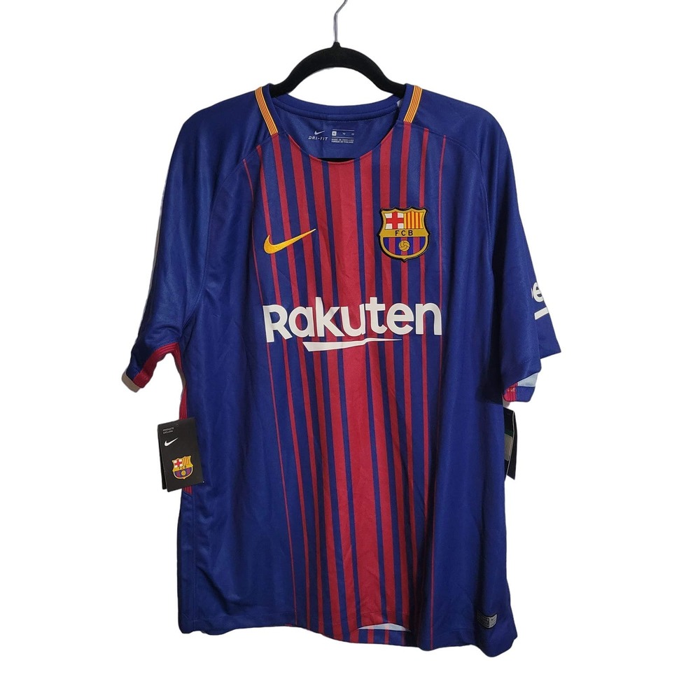 Authentic Pique #3 2017 Nike Men's XL Jersey